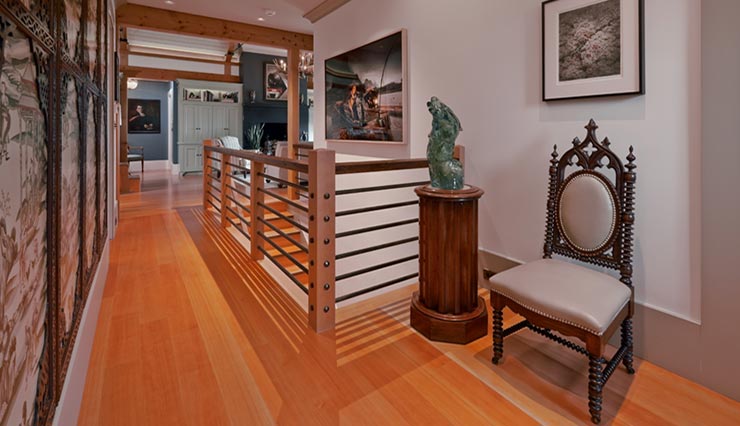 Mucci Truckess Architecture: Redmond Shaker Style - Hallway and Stairwell 2