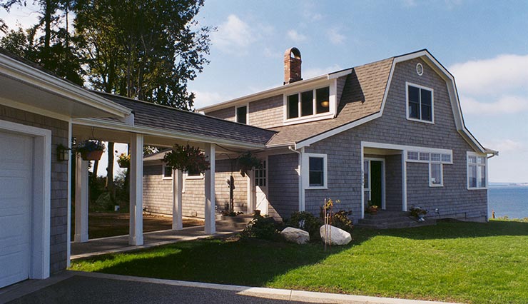 Mucci Truckess Architecture: Whidbey Getaway - Breezeway Entry